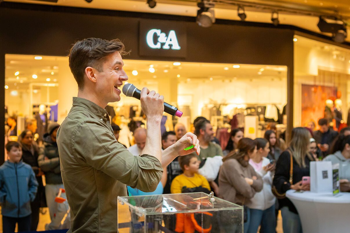 Animation commerciale dans un centre commercial