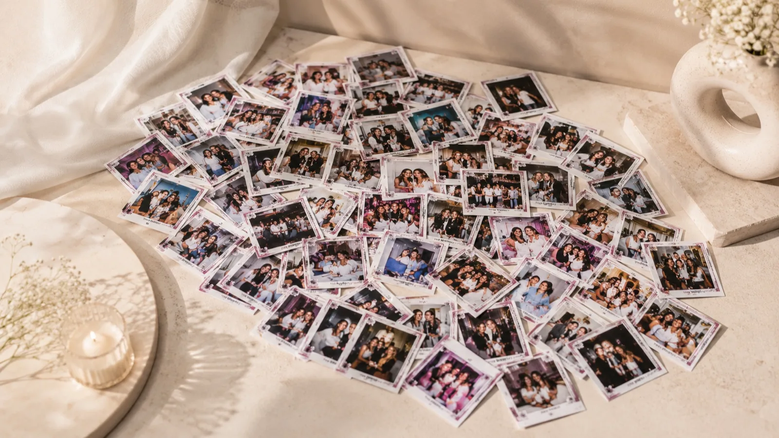 Photos souvenirs pour animation magnets pendant une Bar Mitzvah à Paris