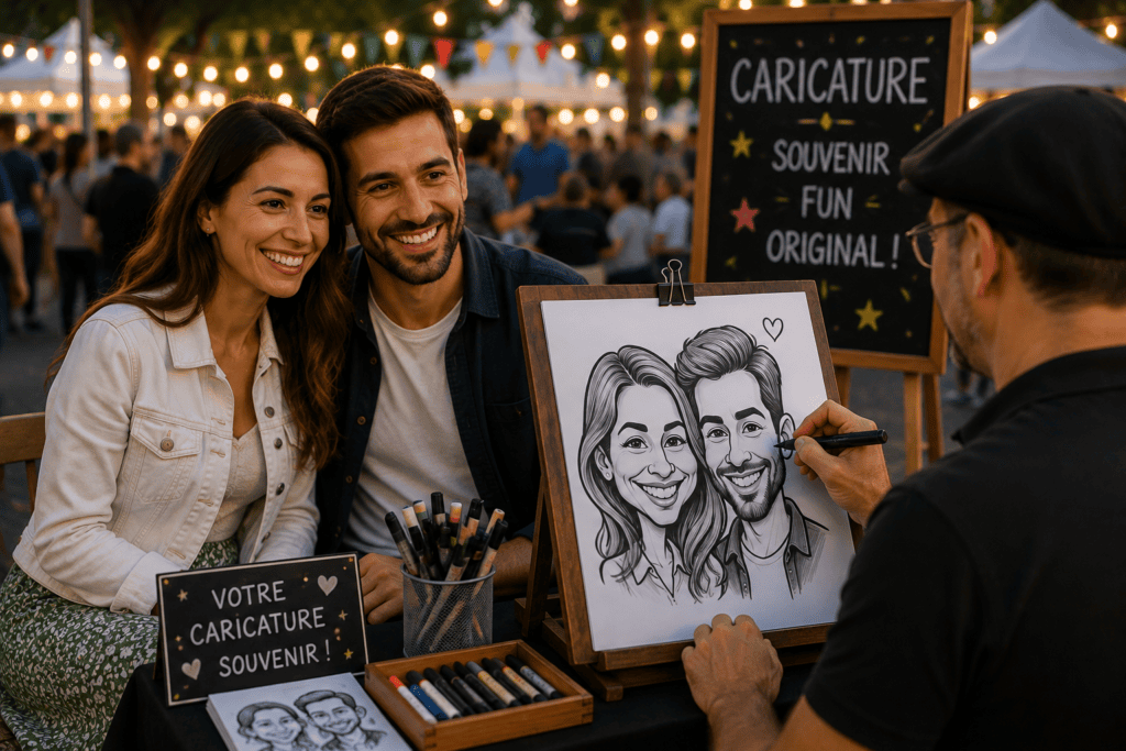 Caricaturiste pour événement à Paris