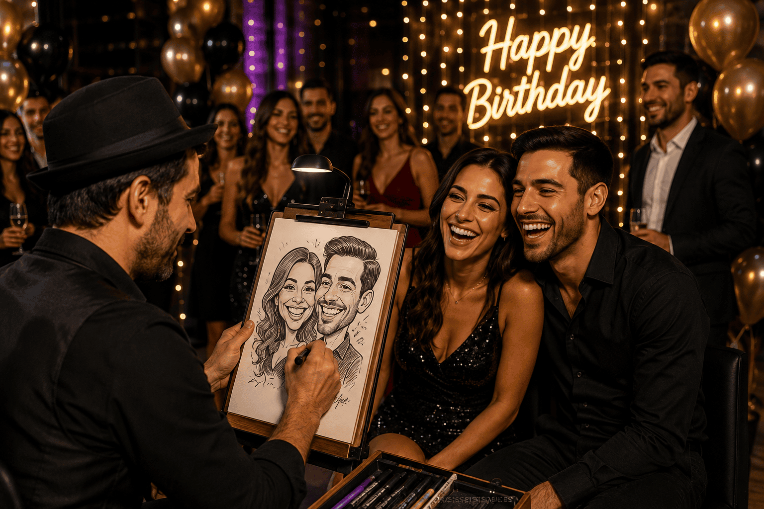 Caricaturiste anniversaire