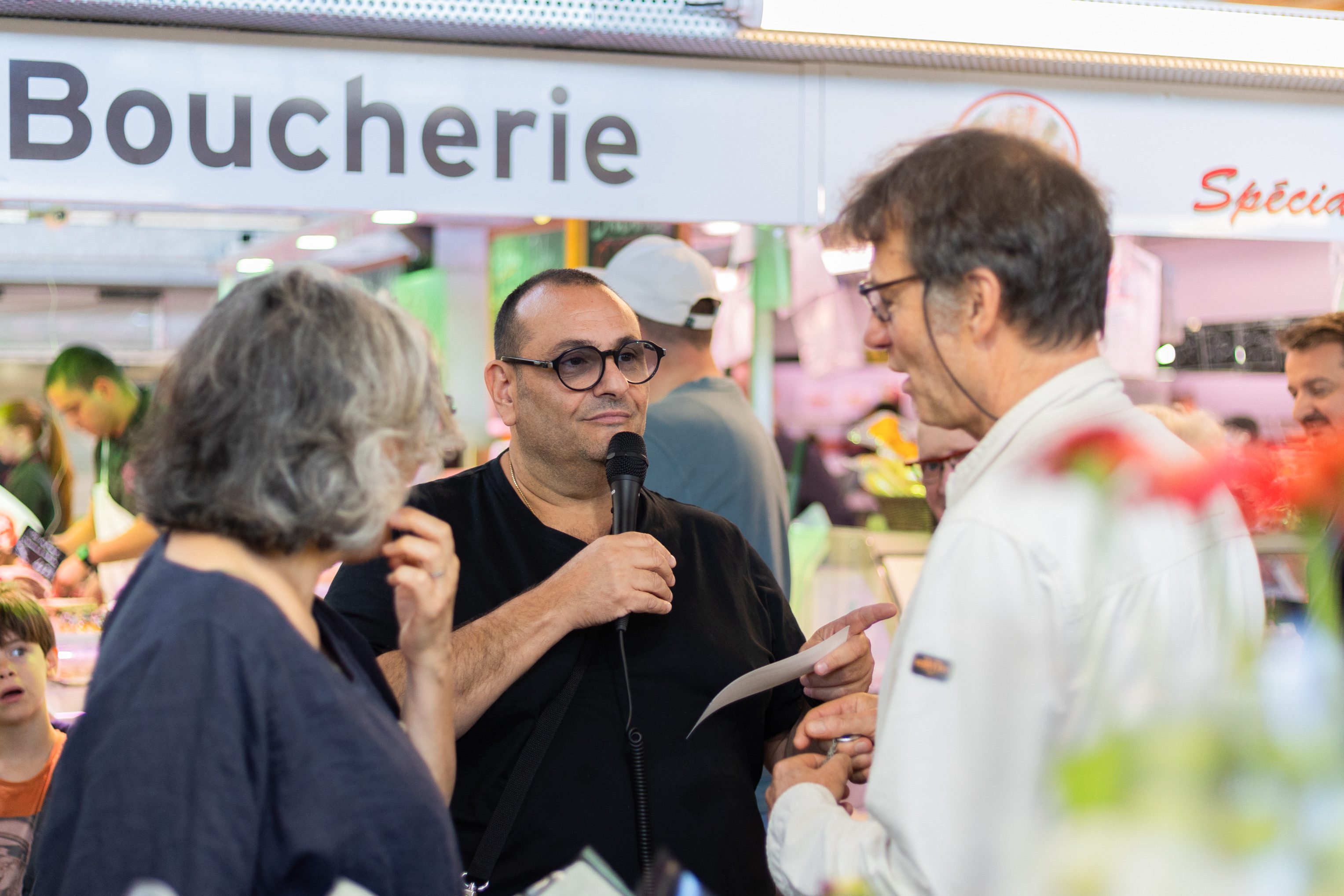 Événement au marché municipal de Cachan