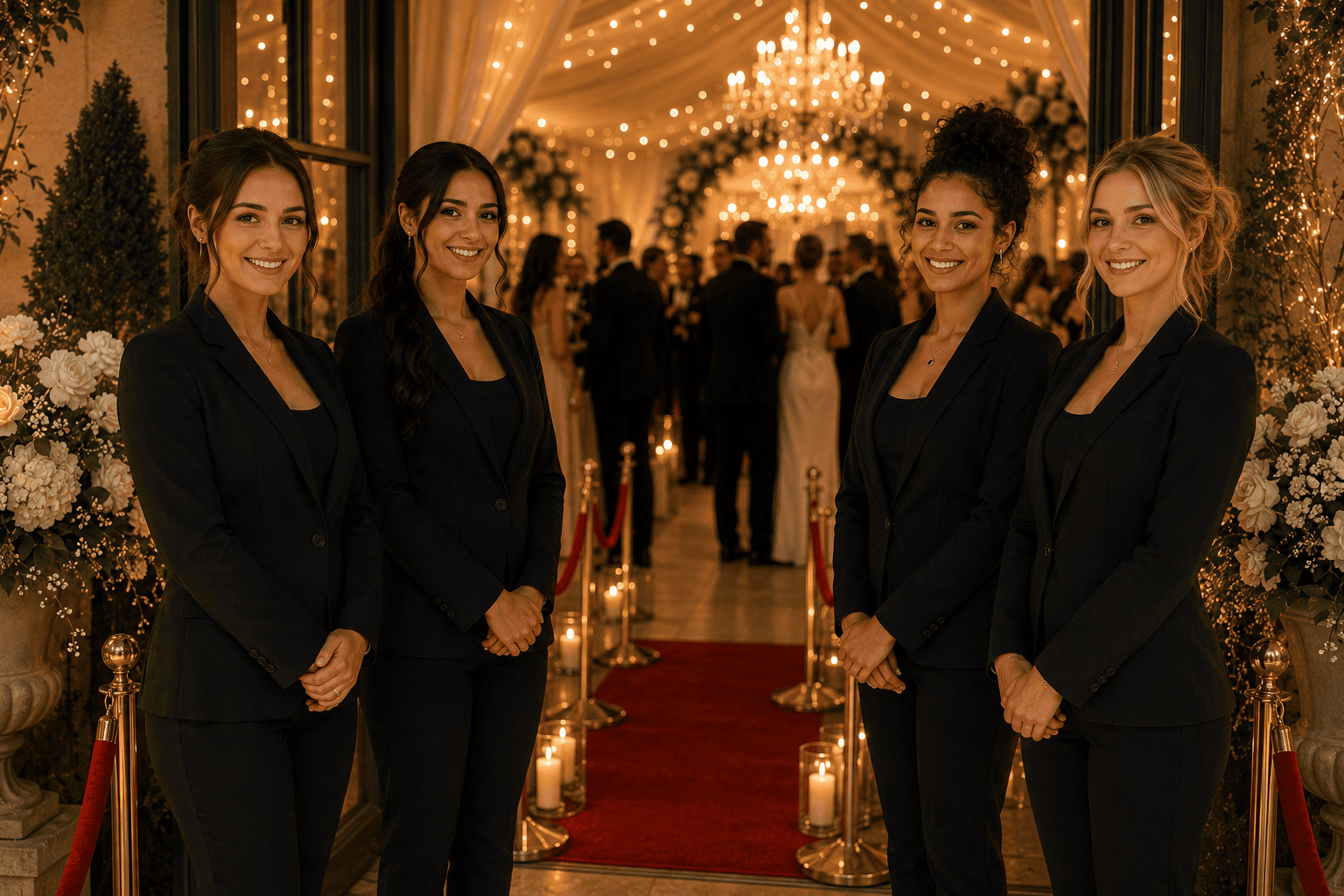 Hôtesses d'accueil pour mariage à Paris et en Île-de-France