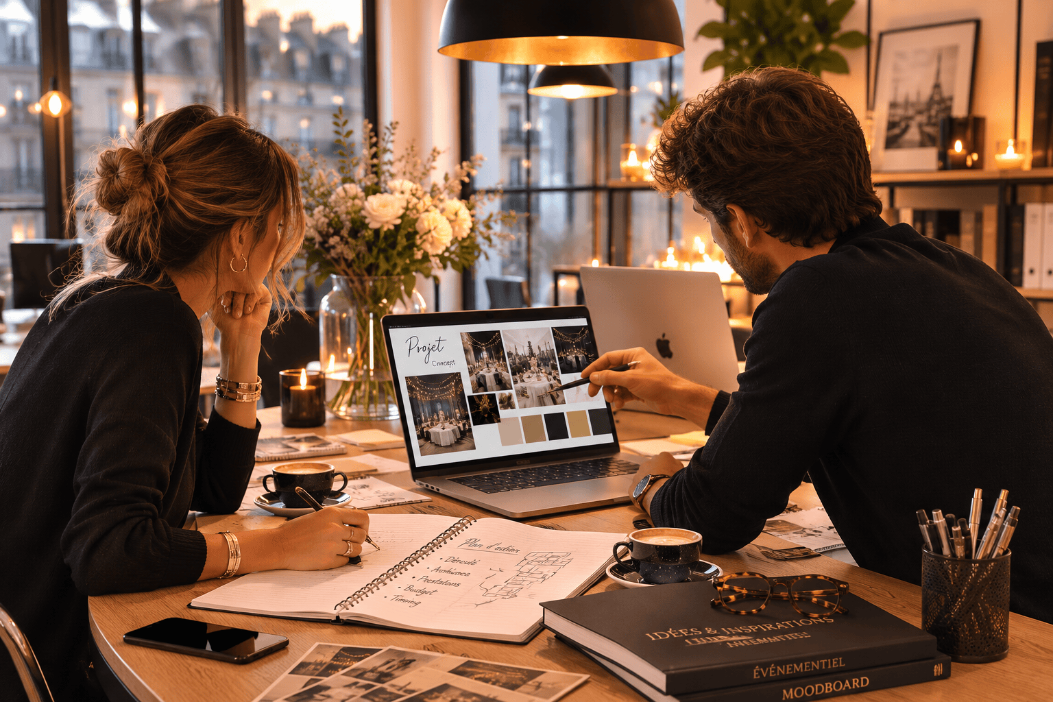 Organisation d'un projet événementiel à Paris