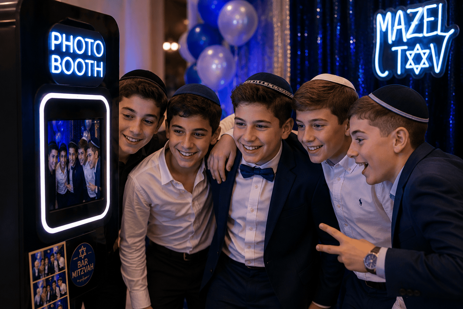 Vidéobooth 360 Bar Mitzvah à Paris
