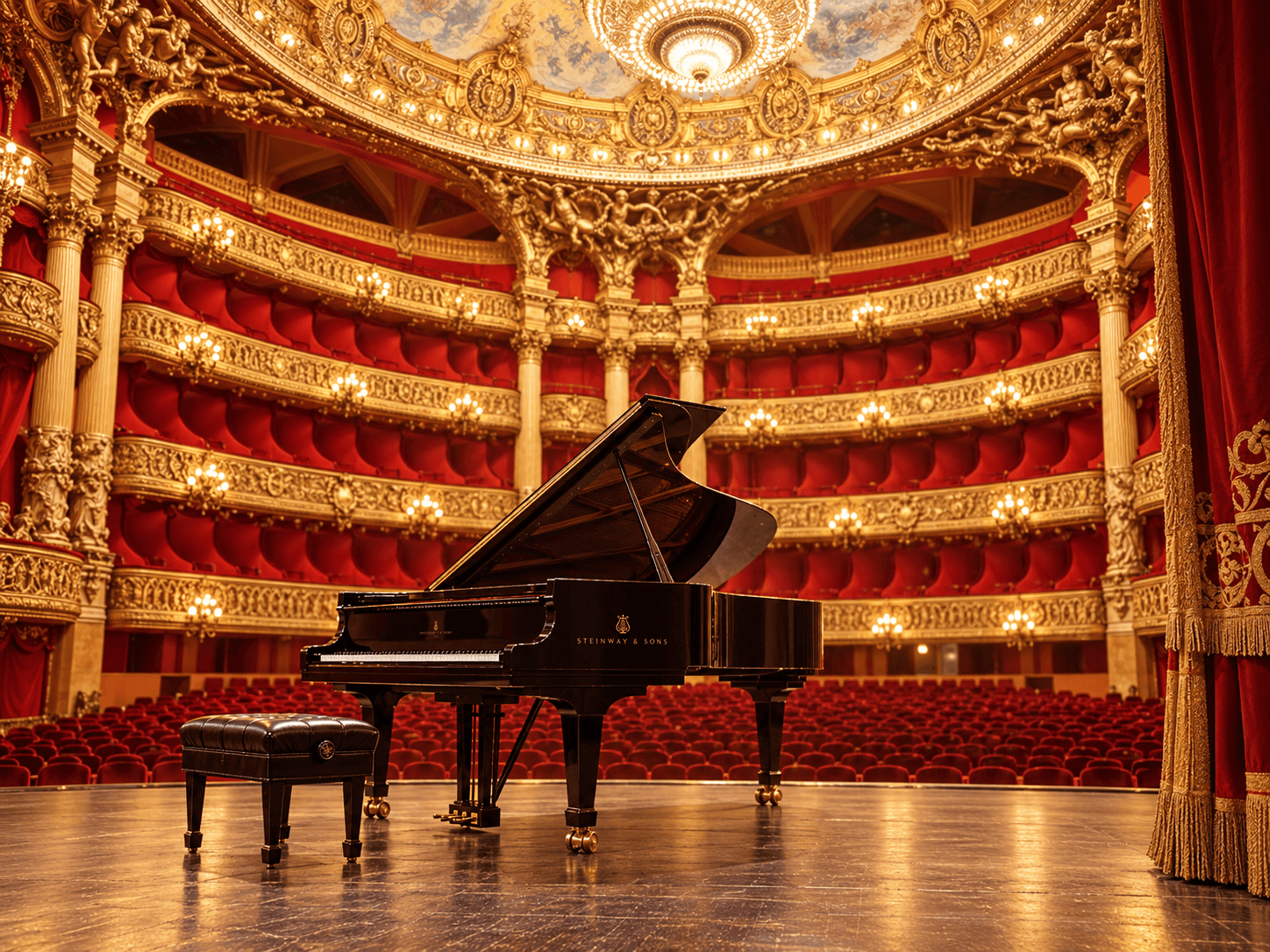 Duo de pianistes classiques au piano à queue pour un événement haut de gamme à Paris