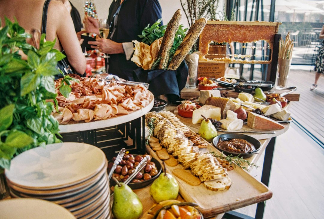 Buffet traiteur premium pour une réception