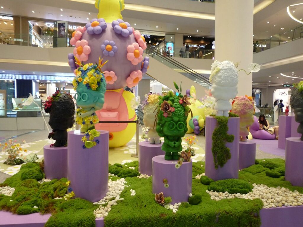 Animation de Pâques dans une galerie marchande